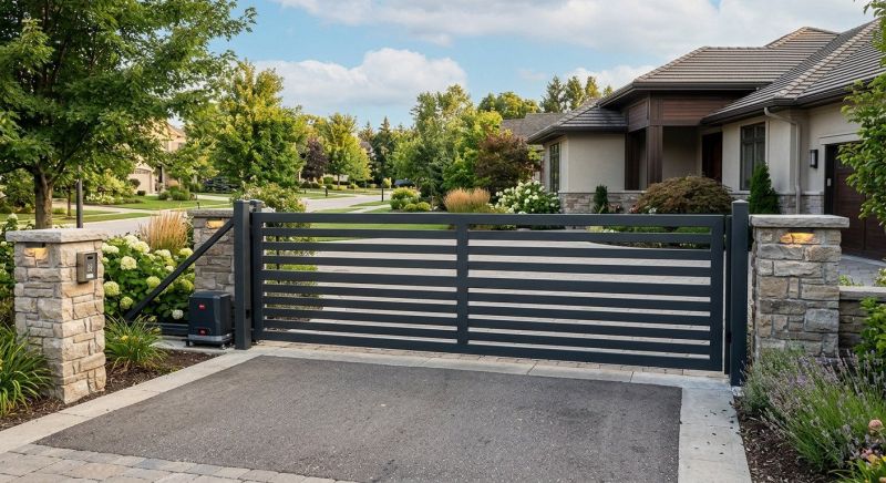 Driveway Gate Installation in Cumming, GA