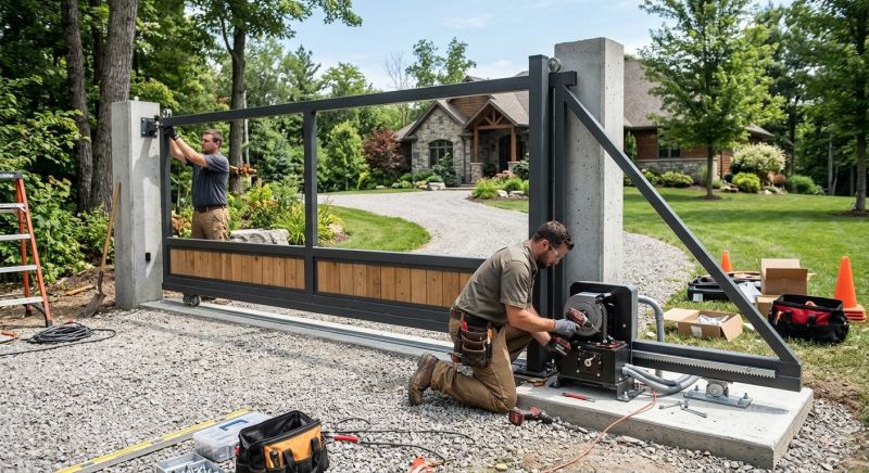 Electric Gate Installation in Cumming, GA