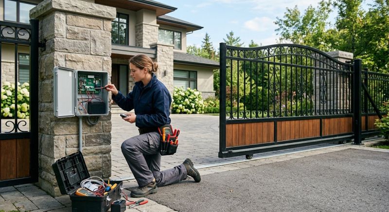 Electronic Gate Installation in Naperville, IL