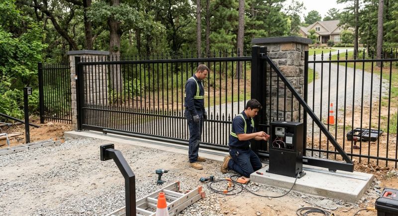 Entrance Gate Installation in Alpharetta, GA
