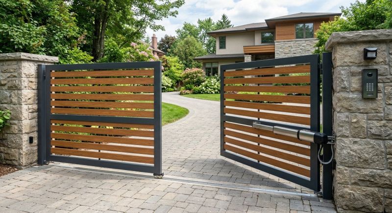 Motorized Gate Installation in Boca Raton, FL